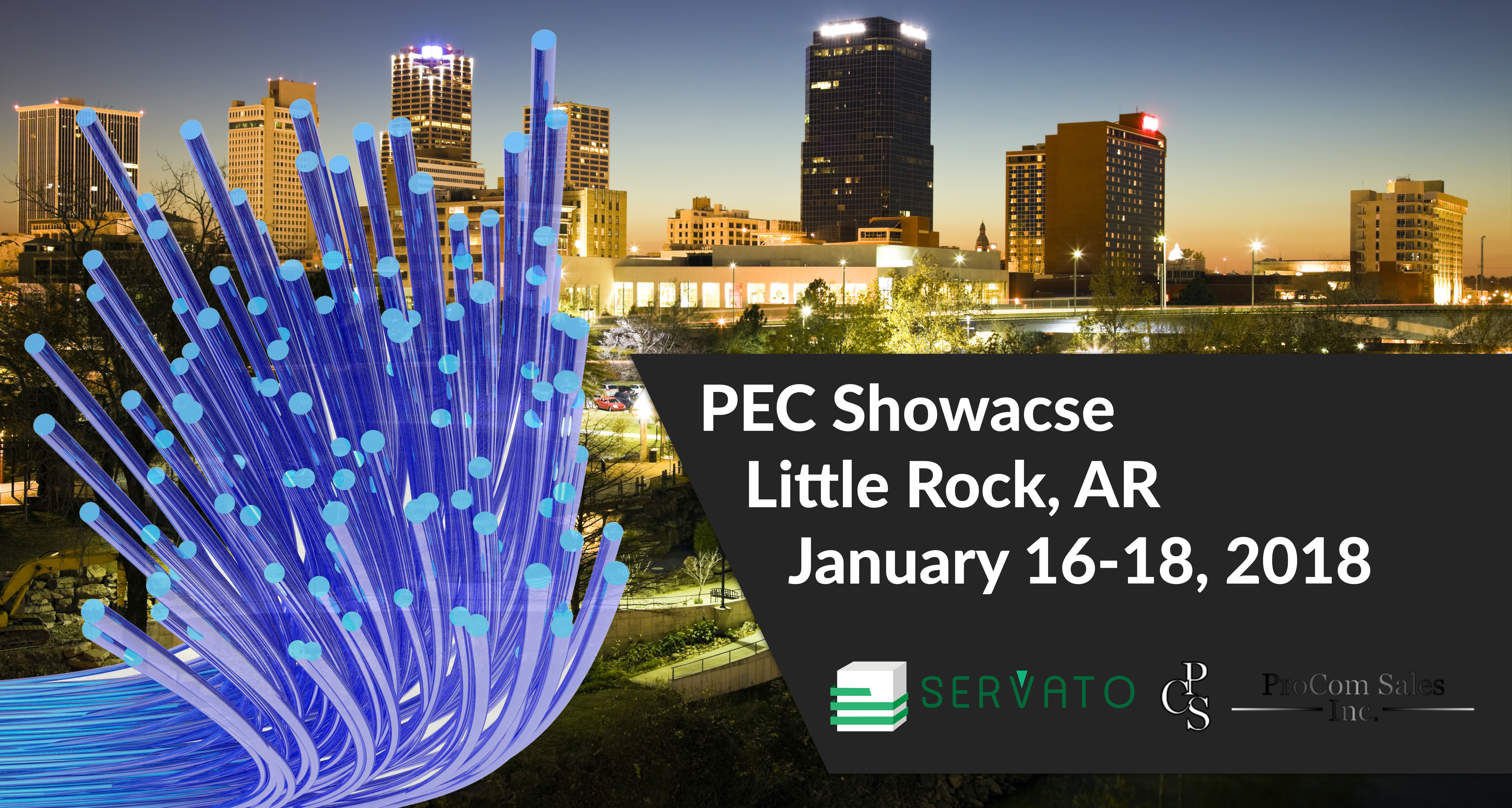 Here at the PEC Showcase in Little Rock!